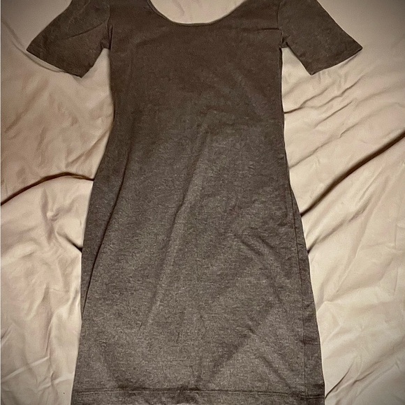 Forever 21 Charcoal Midi Dress - Picture 1 of 5